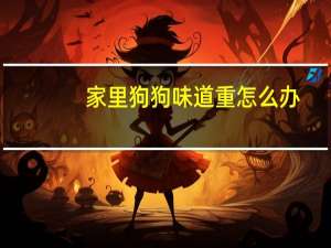 家里狗狗味道重怎么办