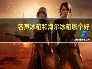 容声冰箱和海尔冰箱哪个好