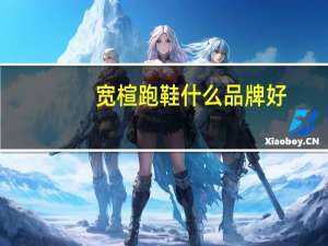 宽楦跑鞋什么品牌好