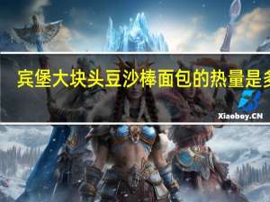 宾堡 大块头豆沙棒面包的热量是多少