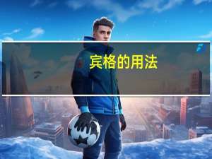 宾格的用法