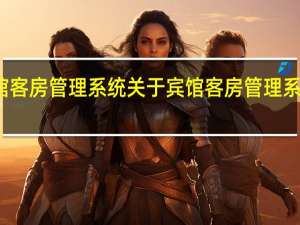 宾馆客房管理系统 关于宾馆客房管理系统的介绍