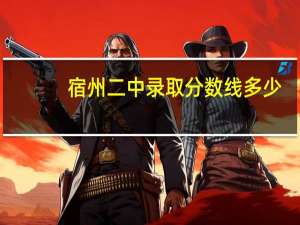 宿州二中录取分数线多少