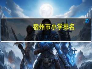 宿州市小学排名