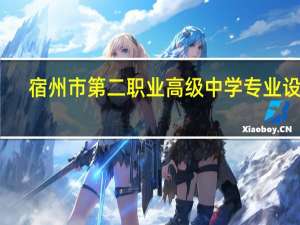 宿州市第二职业高级中学专业设置