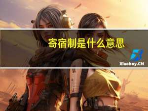 寄宿制是什么意思