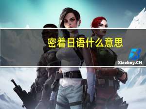密着日语什么意思