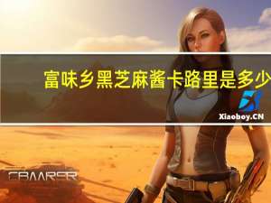 富味乡 黑芝麻酱卡路里是多少