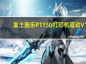 富士施乐P115b打印机驱动 V1.01 官方最新版（富士施乐P115b打印机驱动 V1.01 官方最新版功能简介）