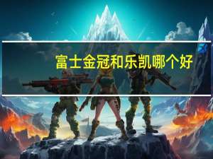 富士金冠和乐凯哪个好