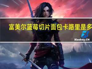 富美尔 蓝莓切片面包卡路里是多少