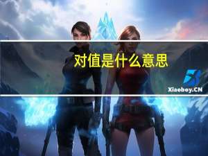 对值是什么意思