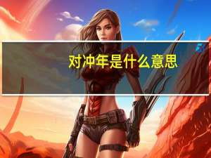 对冲年是什么意思