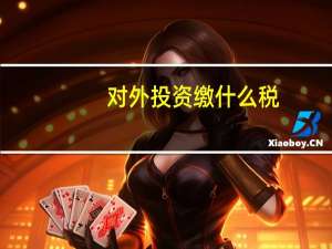 对外投资缴什么税