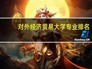 对外经济贸易大学专业排名