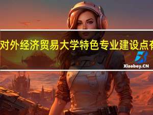 对外经济贸易大学特色专业建设点有哪些