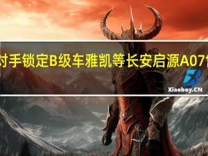 对手锁定B级车雅凯等长安启源A07售价15.59万元起开启全域下订 到底什么情况嘞