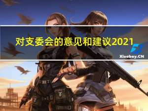 对支委会的意见和建议2021（对支委会的意见和建议）