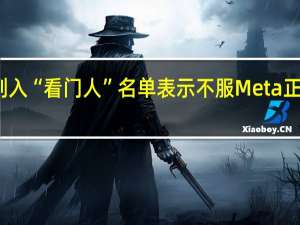 对被列入“看门人”名单表示不服 Meta正式提起上诉