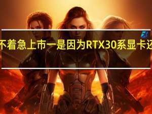 对NVIDIA来说不着急上市一是因为RTX30系显卡还有大量库存等待抛售