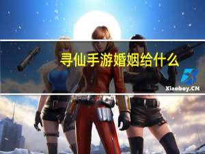 寻仙手游婚姻给什么