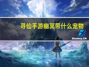 寻仙手游幽冥带什么宠物
