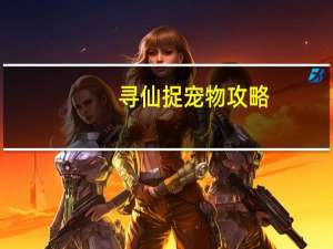 寻仙捉宠物攻略