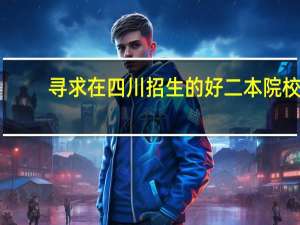 寻求在四川招生的好二本院校