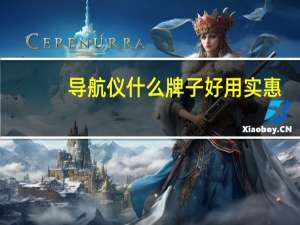 导航仪什么牌子好用实惠（导航仪什么牌子好）