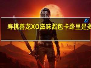 寿桃 善龙 XO滋味酱包卡路里是多少