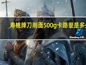 寿桃牌 刀削面 500g卡路里是多少