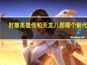 射雕英雄传和天龙八部哪个朝代早