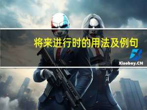 将来进行时的用法及例句（将来进行时的用法）