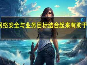 将网络安全与业务目标结合起来有助于增加收入