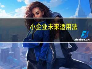 小企业未来适用法（小企业会计准则未来适用法）