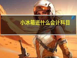 小冰箱进什么会计科目