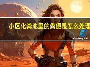 小区化粪池里的粪便是怎么处理的