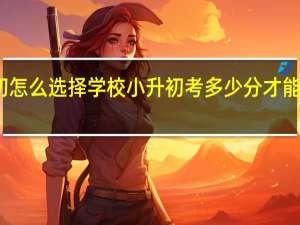 小升初怎么选择学校 小升初考多少分才能上好的学校