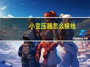 小变压器怎么接线