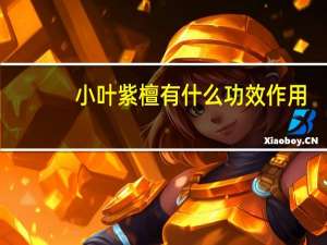 小叶紫檀有什么功效作用（小叶紫檀有什么功效）