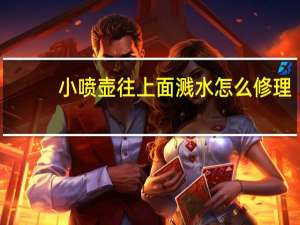 小喷壶往上面溅水怎么修理