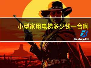 小型家用电梯多少钱一台啊