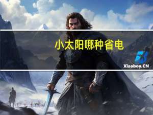 小太阳哪种省电