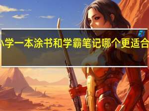 小学一本涂书和学霸笔记哪个更适合孩子呢