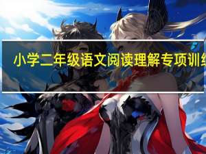 小学二年级语文阅读理解专项训练题