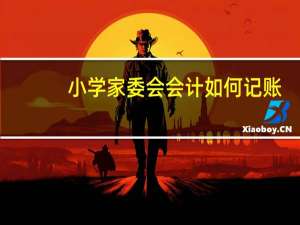 小学家委会会计如何记账（会计如何记账）