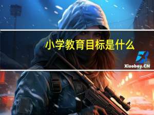 小学教育目标是什么