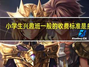 小学生兴趣班一般的收费标准是多少