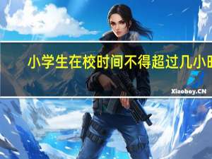 小学生在校时间不得超过几小时