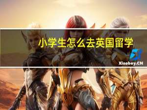 小学生怎么去英国留学